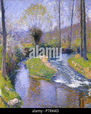 Arbeiten von Henri Martin. Vor 1942 41 Martin-Fluss-Vert Stockfoto