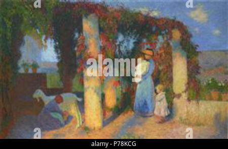 Arbeiten von Henri Martin. Vor 1942 41 Martin - - Pergola-in-marquayrol Stockfoto