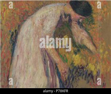 Arbeiten von Henri Martin. Vor 1942 42 Martin-Frau-für-die-künstler Stockfoto
