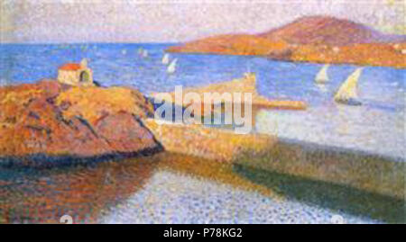 Arbeiten von Henri Martin. Vor 1942 42 Martin - Weiß - Segel Stockfoto
