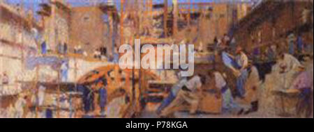 Arbeiten von Henri Martin. Vor 1942 42 Martin-Arbeit-1914 Stockfoto