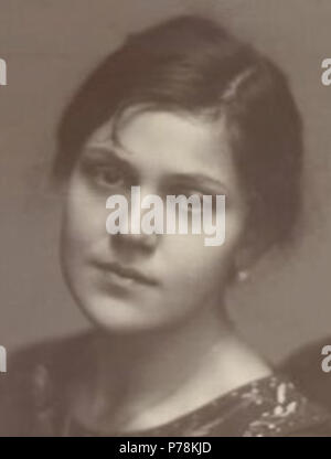 Englisch: Frankreich und Melita Stele. 1910 s 42 Melita Pivec Stele Stockfoto