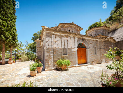 Kirche zu Myrrhbearers im Kloster Kloster des Heiligen Michael und Gabriel - Kremaston (Kremasti, Kremasta) Kreta, Griechenland. Das kloster Kr Stockfoto