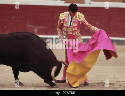 ORTEGA CANO, JOSE MATADOR DE TOROS ESPAÑOL. CARTAGENA 1953;. Stockfoto