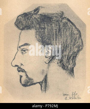 48 Portrait de Maurice Utrillo par sa mère Suzanne Valadon Stockfoto