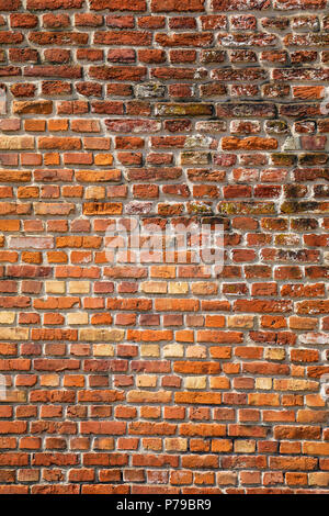 Alte vertikale Wand Stockfoto