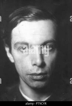 Foto von Ernst Ludwig Kirchner, deutscher Künstler (6. Mai 1880 bis 15. Juni 1938), einer der Mitbegründer der Künstlergruppe Die Brücke oder "Die Brücke". N/A 36 Kirchner Portrait 1919 Stockfoto