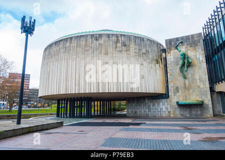 Newcastle upon Tyne Civic Center, entworfen von George Kenyon Stockfoto