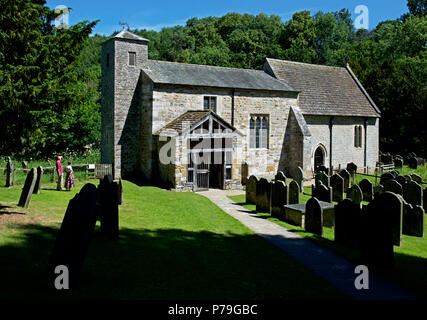 St Gregory's Münster, Kirkdale, in der Nähe von Kirkbymoorside, North Yorkshire, England, Großbritannien Stockfoto