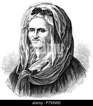 Anna Luise Karsch, Oskar Neumann 1881 Stockfoto