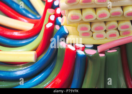 Bunte Süßigkeiten, Candy Shop, Moskau Stockfoto