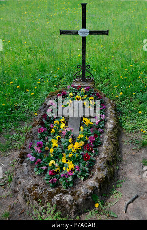 Grabstaette von Christian August Vulpius, historischer Friedhof, Weimar, Thüringen, Deutschland, Europa Stockfoto