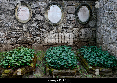 Alte Graeber, historischer Friedhof, Weimar, Thüringen, Deutschland, Europa Stockfoto