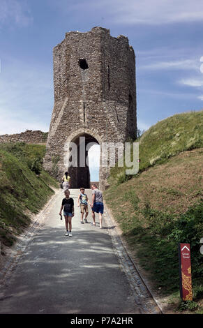 Dover Castle, das Kent-England Stockfoto