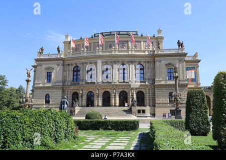 Rudolfinum, Alšovo Nábřeží, Josefov (das Jüdische Viertel), Prag, Tschechien (Tschechische Republik), Europa Stockfoto