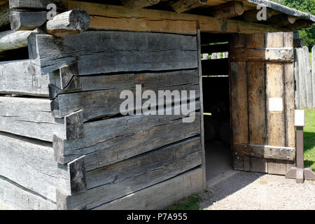 Fort Notwendigkeit National Battlefield, Farmington, Pennsylvania Stockfoto