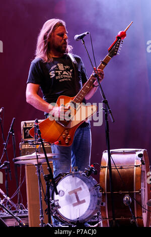 Steve Hill führt auf dem Montreal Jazz Festival Stockfoto