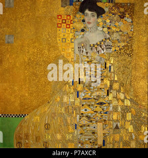 48 Gustav Klimt - Porträt der Adele Bloch-Bauer I (1907) Stockfoto