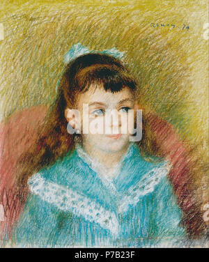 63 Pierre-Auguste Renoir - Porträt eines jungen Mädchens (Elisabeth Maître), 1879 - Stockfoto