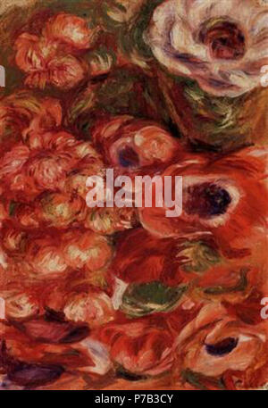 Die Arbeit von Pierre-Auguste Renoir. Vor 1919 67 Renoir - Anemonen.jpg! PinterestLarge Stockfoto