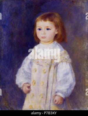 Die Arbeit von Pierre-Auguste Renoir. Vor 1919 68 Renoir-Kind-in-der-weiße-dress-lucie-Berard-1883.jpg! PinterestLarge Stockfoto