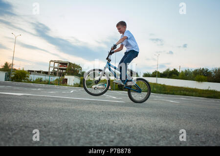 Bmx-biking Stunts Stockfoto