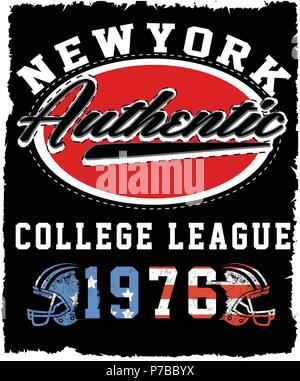 Athletic Dept New York Varsitysport vector Drucken und Varsity. Für t-shirt oder andere Verwendungen im Vektor. T shirt Graphic Stock Vektor