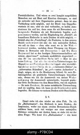 61 Oskar Panizza-Der illusionismus und die Rettung der Persönlichkeit - Seite 22. Stockfoto