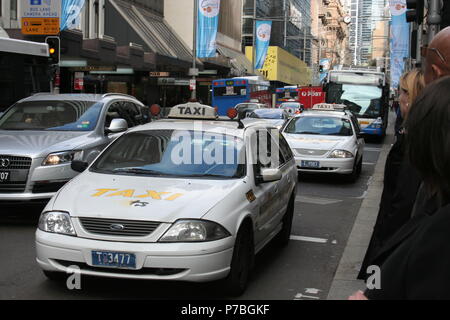 Staus in der Stadt Sydney, New South Wales, Australien Stockfoto