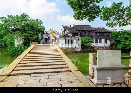 Wuxi, einer berühmten Stadt in China. Stockfoto