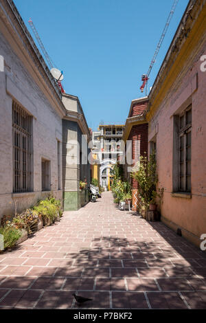 Gated Häuser in der Hispanischen architektonische Tradition, Bellavista, Santiago Stockfoto