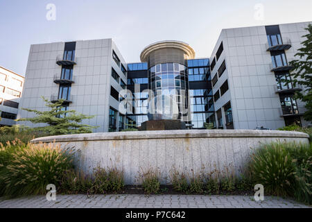 Gebäude 3 Der Hauptsitz von SAP-SE, einer Deutschen und Europäischen multinationalen Software Corporation in Walldorf, Baden-Württemberg, Deutschland Stockfoto