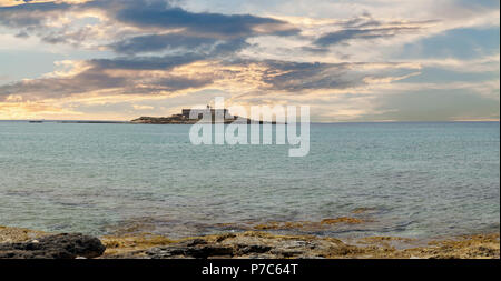 Capo Passero Isola delle Correnti Sizilien Italien Landschaft Stockfoto