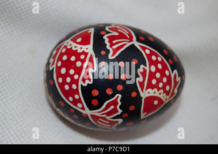 Ostern feiern. Ostern Eier. Traditionelle pysanka design Eier. Bunte eier. Stockfoto