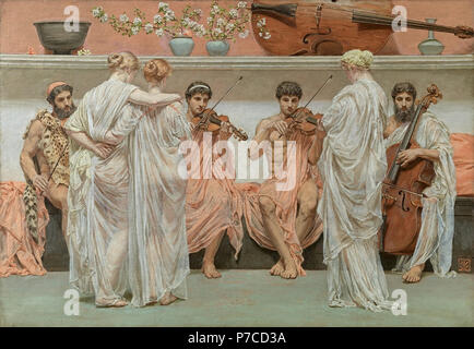 Albert Joseph Moore - das Quartett ein Maler Tribut an Musik Stockfoto