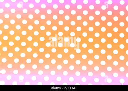 Nahtlose gradient Farbe Polka Dot Pattern. Hintergrund Stockfoto
