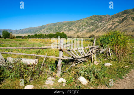 Landschaft rund um Sati Dorf, Tien Shan Gebirge, Kasachstan Stockfoto