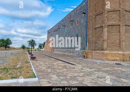 Glaubensgemeinschaft Ahmet Yasawi Mausoleum, UNESCO-Weltkulturerbe, Turkestan, Region Süd, Kasachstan Stockfoto