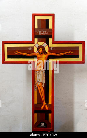 Kirche von der Residenz des Katholikos-Patriarchen von ganz Georgien, Kreuz, Zugdidi, Samegrelo Provinz, Georgien Stockfoto