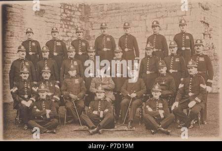 Vintage Foto von Pwllheli Polizei, Wales Stockfoto