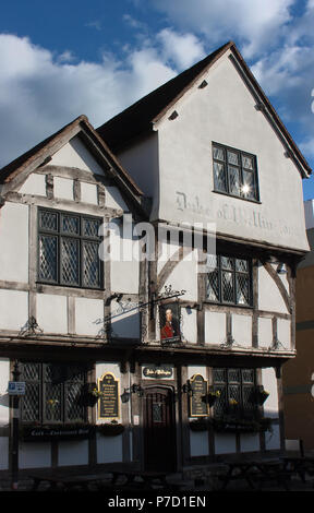 Der Herzog von Wellington Pub, Southampton, Hampshire zurückgehend bis 1220 Stockfoto