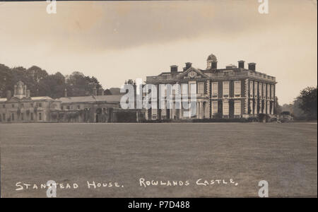 Vintage Foto von Stansted Haus Stockfoto