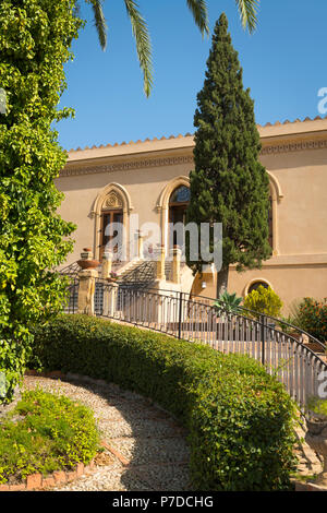 Italien Sizilien Agrigento Valle dei Templi Tal der Tempel start 581 V.CHR. von Siedlern aus Gela Villa Aurea Sir Alexander Hardcastle Grabungen finanziert Stockfoto