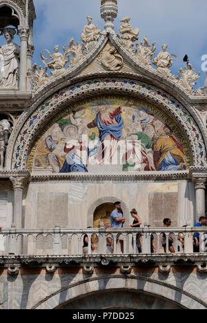 St Mark's Basilika, Venedig, Italien Stockfoto