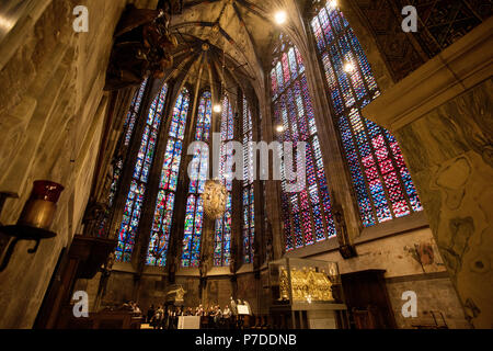 Aachener Dom, Aachen Deutschland Juni 2018 Der karlsschrein im Aachener Dom in Aachen wurde auf Befehl von Friedrich II., Kaiser des Heiligen Römischen Stockfoto