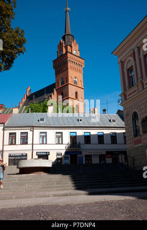 Fernansicht der Kathedrale von Tarnow, Tarnow, Polen, Europa. Stockfoto
