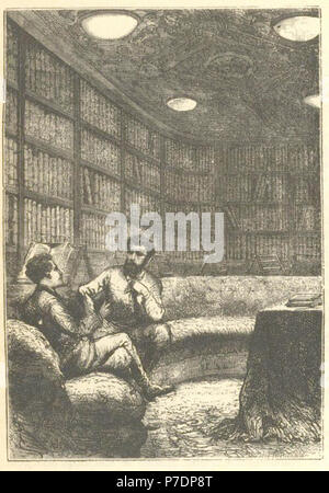 20000 Nautilus Bibliothek Nemo Aronnax. Stockfoto