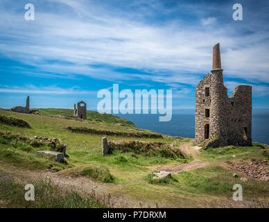 Cornish Tin mines Bottalack Stockfoto