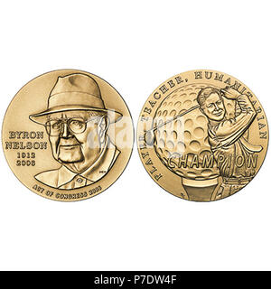 2006 Byron Nelson Congressional Gold Medal. Stockfoto