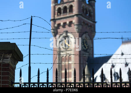 Internationaler Gerichtshof Freedom Palace Den Haag Niederlande Stockfoto